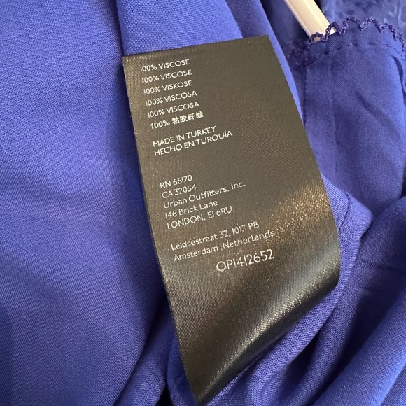 Stunning Royal Blue Animal Print Fancied Frock - Picture 14 of 14